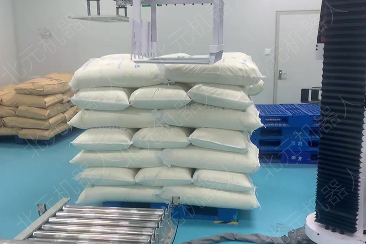单袋码垛,自动码垛,立柱机器人,袋子码垛机